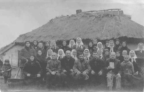 Фото сельской общины евангелистов, ок.1933 г