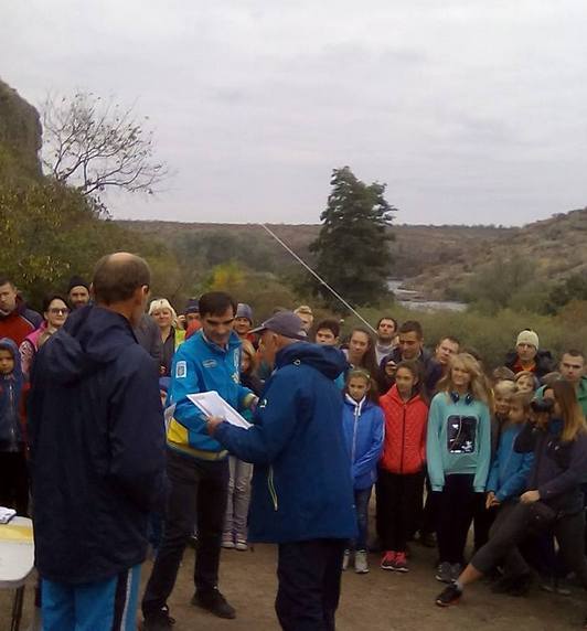 Чемпионат Украины по альпинизму в скальном классе на Южном Буге