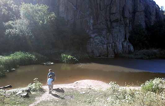 Петропавловский каньон, Бузький Гард, место для лагеря